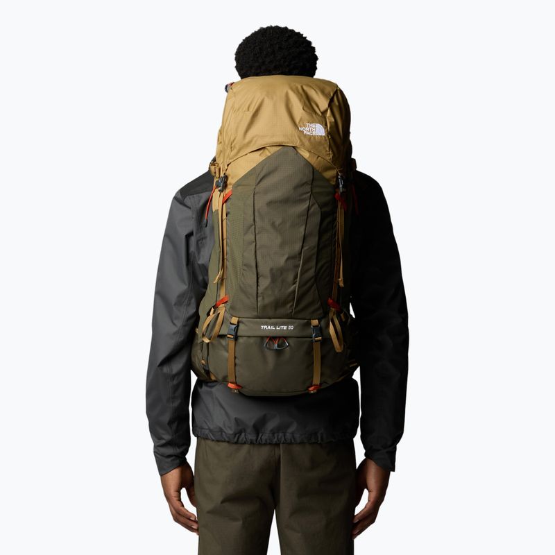 The North Face Trail Lite 53 l utility brown/new taupe green hiking backpack 7