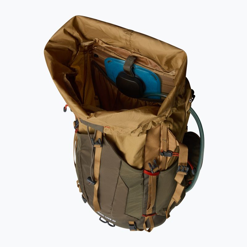 The North Face Trail Lite 54 l utility brown/new taupe green hiking backpack 5