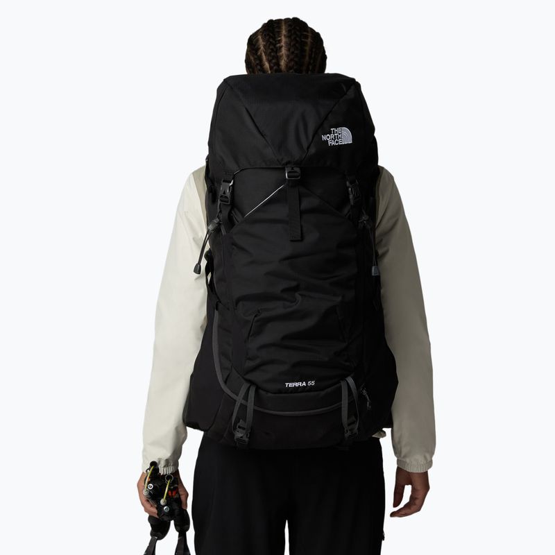 The North Face Terra 55 l black/asphalt grey trekking backpack 6