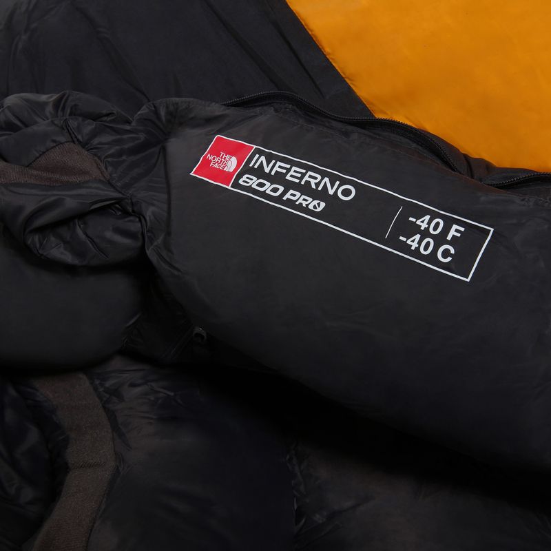Sleeping bag The North Face Inferno -40F/-40C 193/right brushfire orange/tnf black 4
