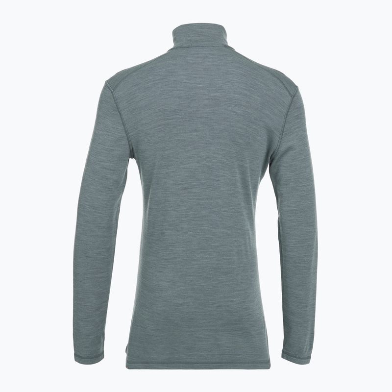 Men's thermal sweatshirt Smartwool Classic Thermal Merino Base Layer 1/4 Zip Boxed pewter blue h 4