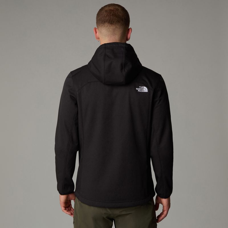 Men's softshell jacket The North Face Quest Hooded black 3