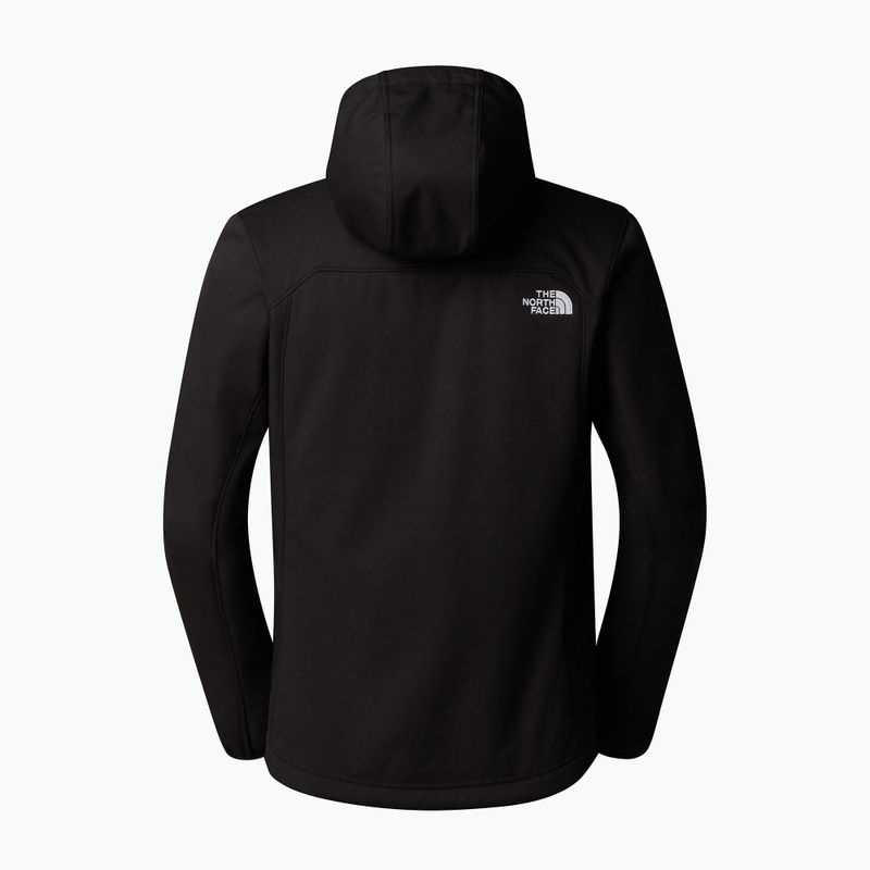 Men's softshell jacket The North Face Quest Hooded black 6