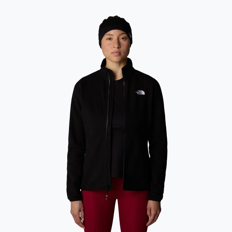 Women's sweatshirt The North Face 100 Glacier FZ black/npf