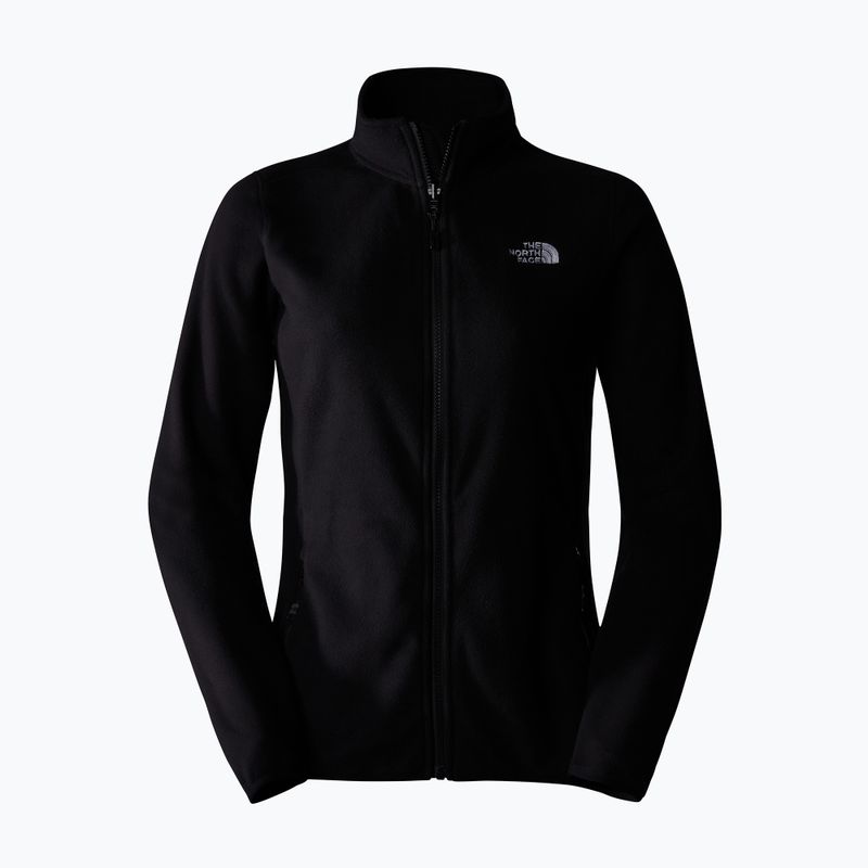 Women's sweatshirt The North Face 100 Glacier FZ black/npf 5