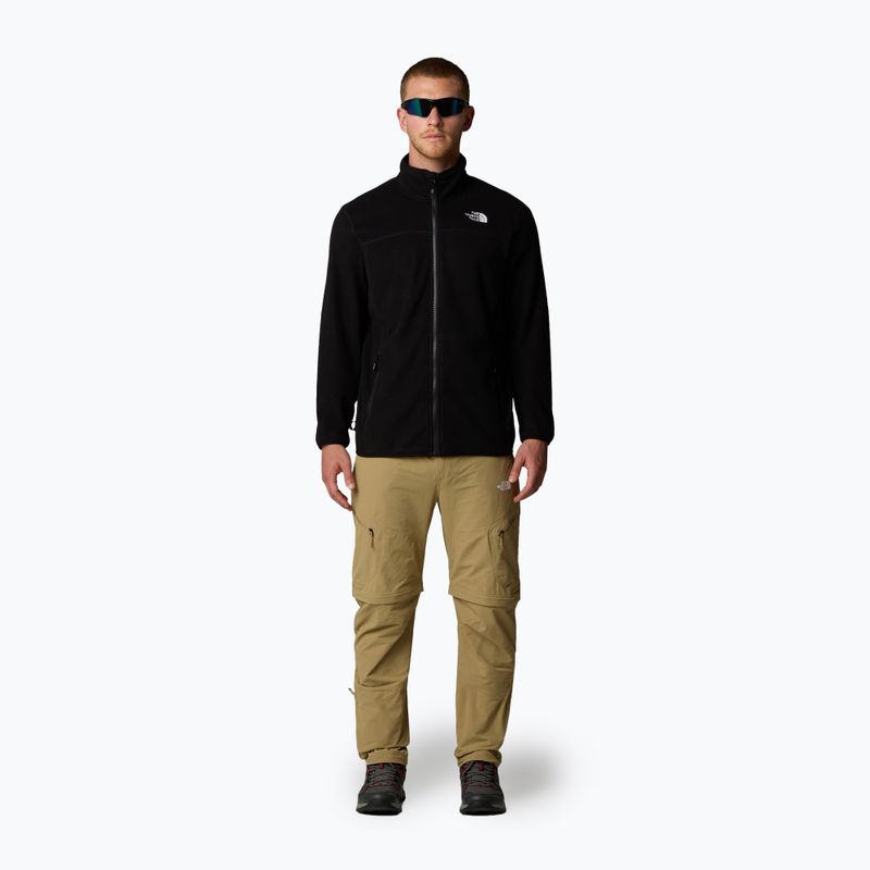 Men's sweatshirt The North Face 100 Glacier Full Zip black/npf 2