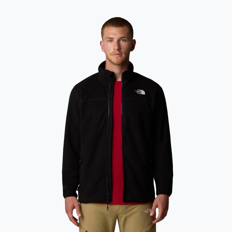 Men's sweatshirt The North Face 100 Glacier Full Zip black/npf 4