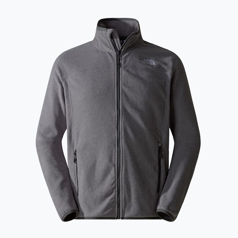 Men's The North Face 100 Glacier Full Zip sweatshirt medium grey heather 5