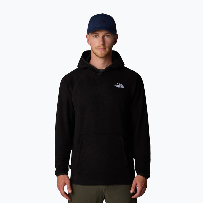 Men's sweatshirt The North Face 100 Glacier Hoodie black/npf