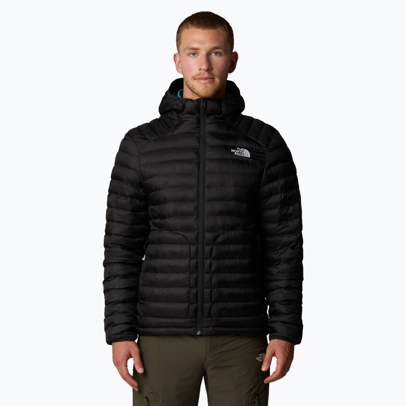 Men's down jacket The North Face Huila Synthetic Hoodie black/asphalt grey