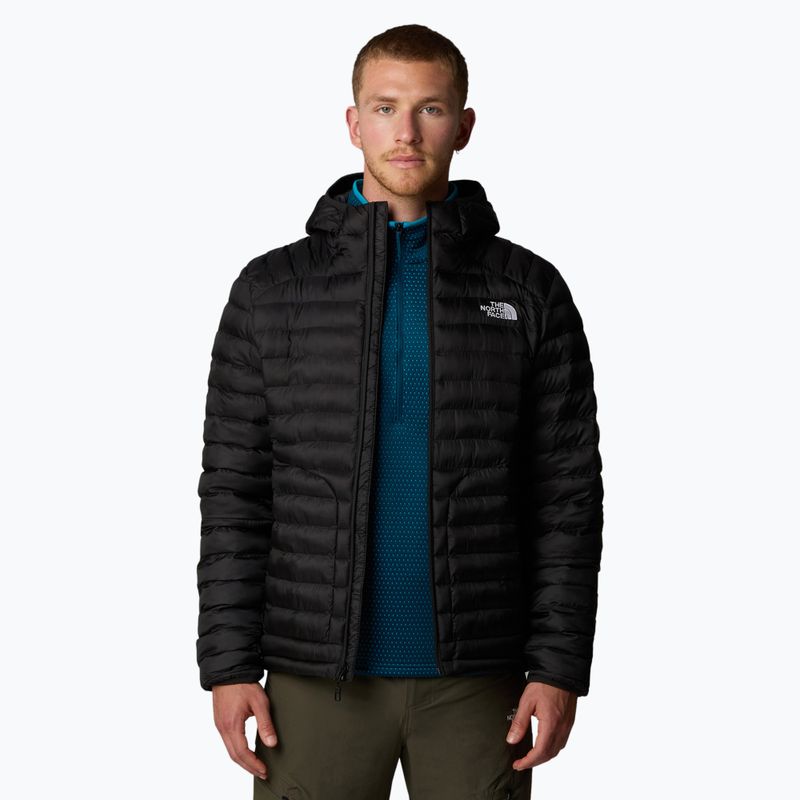 Men's down jacket The North Face Huila Synthetic Hoodie black/asphalt grey 4