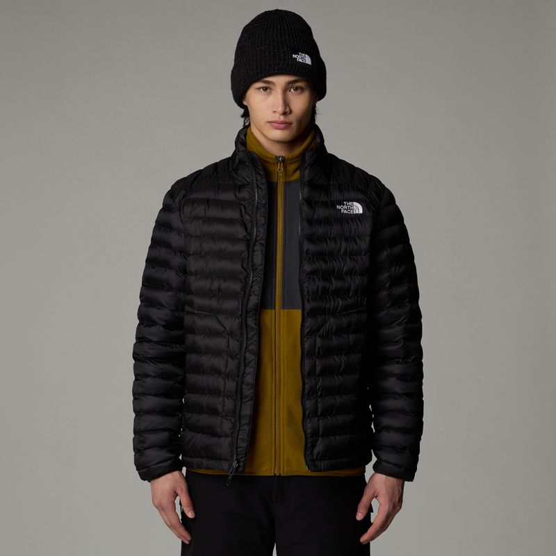 Men's down jacket The North Face Huila Synthetic black/asphalt grey 4
