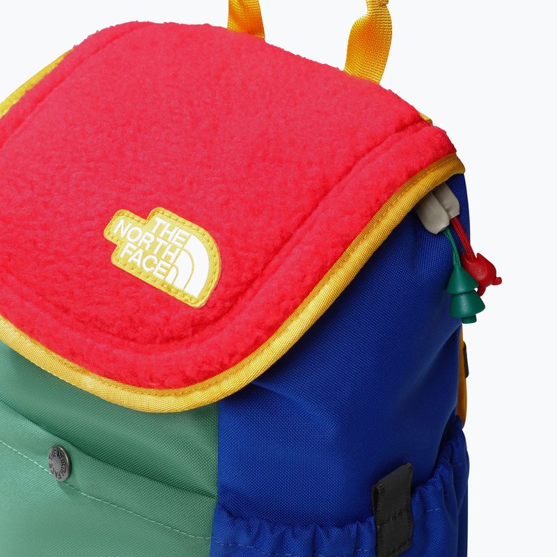 The North Face Mini Explorer 10 l red/deep grass gree children's urban backpack 4