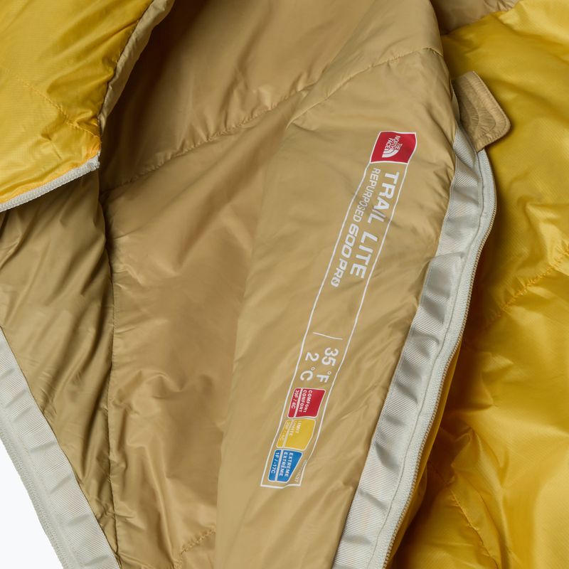 Sleeping bag The North Face Trail Lite Down 35 183 cm/right tnf yellow/ khaki stone 5