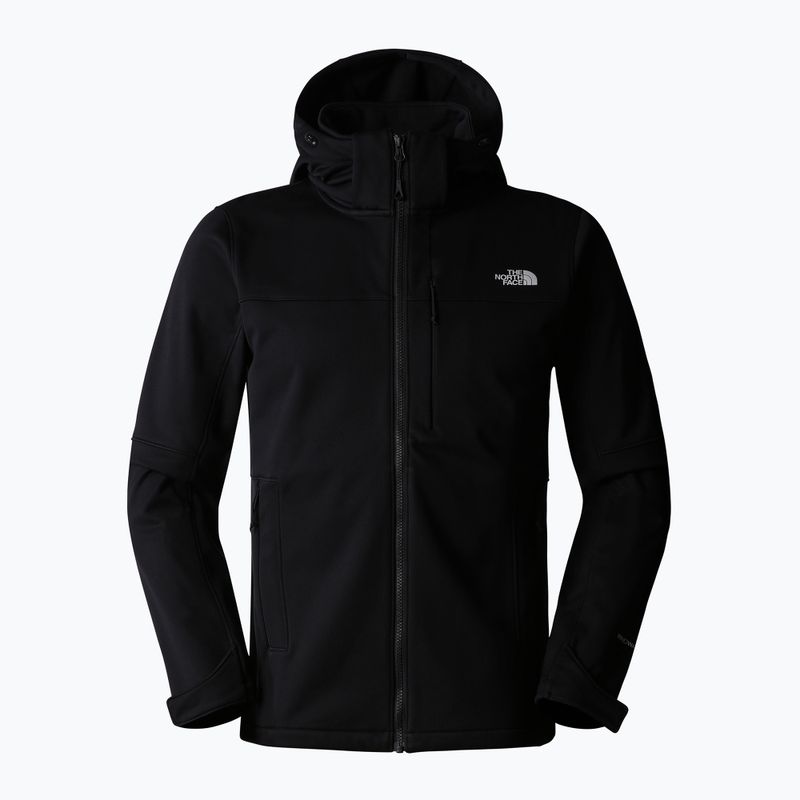 Men's softshell jacket The North Face Diablo Softshell Detachable Hood black/black/npf 5