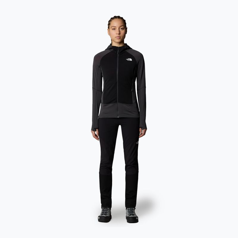 Women's The North Face Bolt Polartec Hoodie asphalt grey/black 2