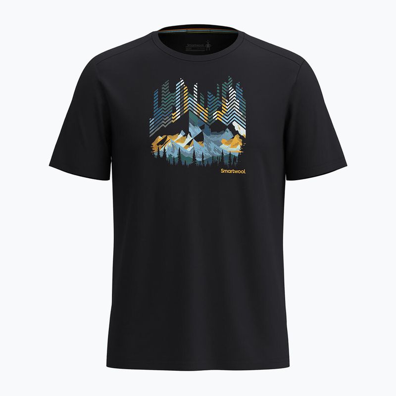 Trekking T-shirt Smartwool Vital Peaks Active Graphic Tee black 2