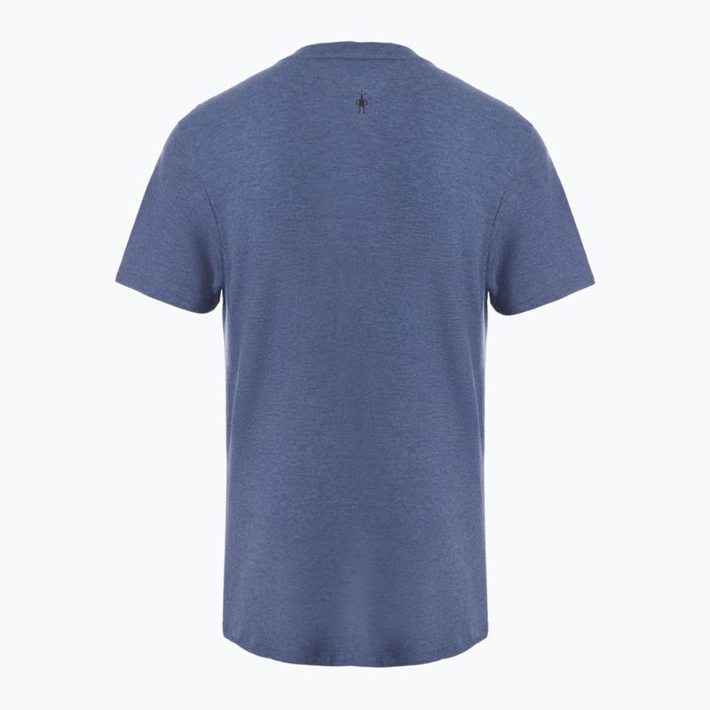 Trekking T-shirt Smartwool Mountain Horizon Graphic Tee nightfall blue 2