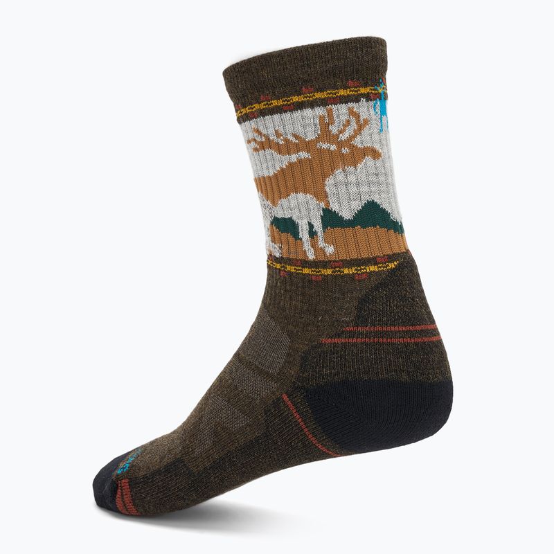 Socks Smartwool Hike Light Cushion Mountain Moose Crew millitary olive 2