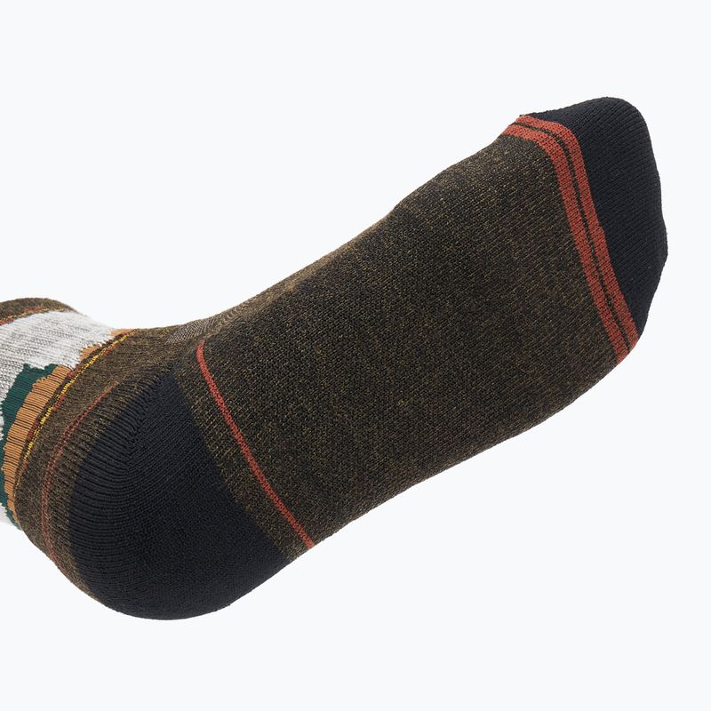 Socks Smartwool Hike Light Cushion Mountain Moose Crew millitary olive 4