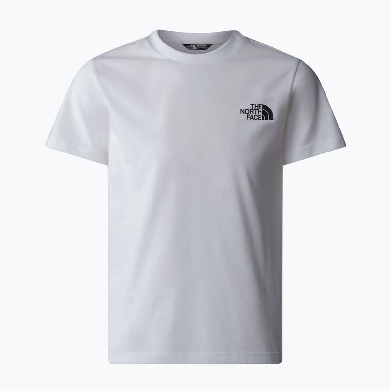 The North Face Teen Simple Dome Tee white children's t-shirt 4