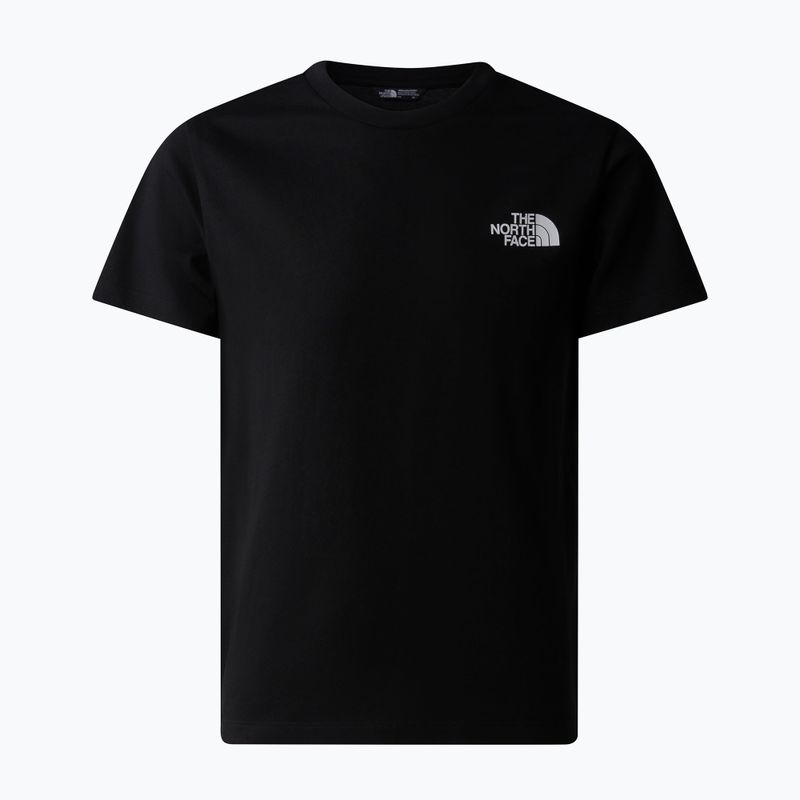 The North Face Teen Simple Dome Tee black children's t-shirt 4