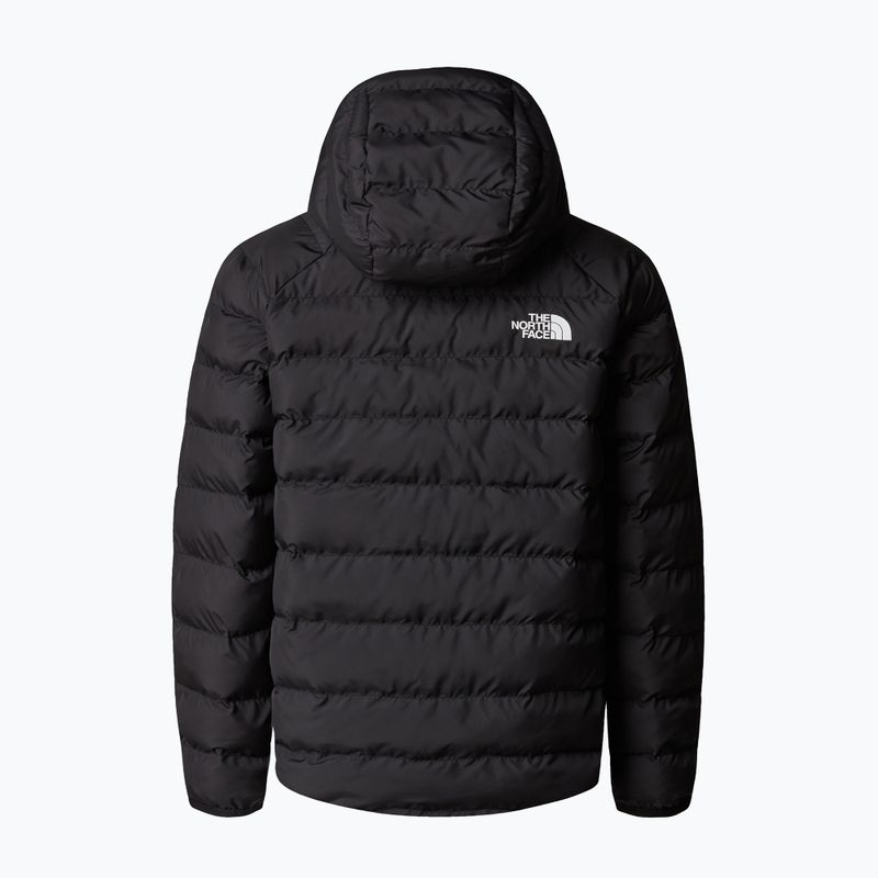 Children's down jacket The North Face Reversible Perrito Hooded black/smoked pearl 7
