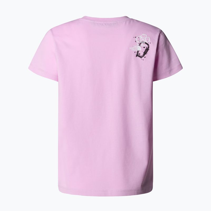 Children's T-shirt The North Face Graphic Relaxed Tee cyber pink 2