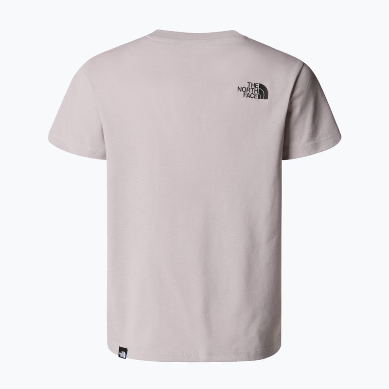 Children's T-shirt The North Face Teen Simple Dome Tee moonstone grey 2