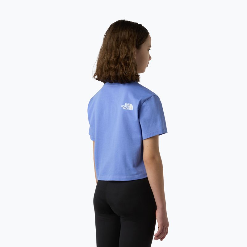 Children's T-shirt The North Face Crop Easy Tee virtual blue 3