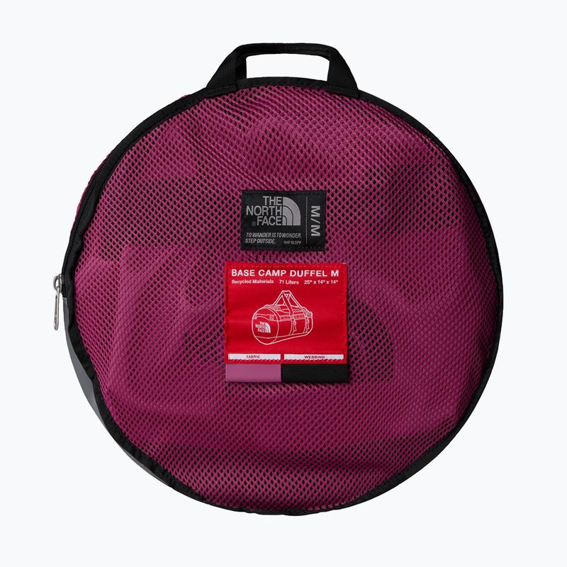 The North Face Base Camp Duffel M 71 l cyber berry/tnf black travel bag 3