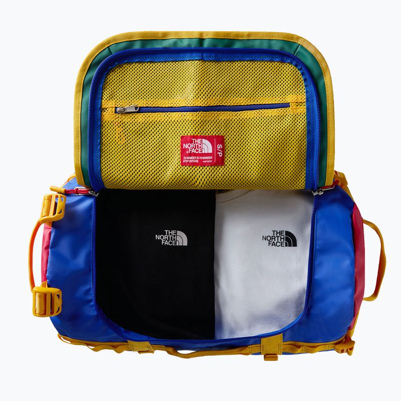 The North Face Base Camp Duffel S 50 l travel bag tnf blue/tnf red/summit gold 3