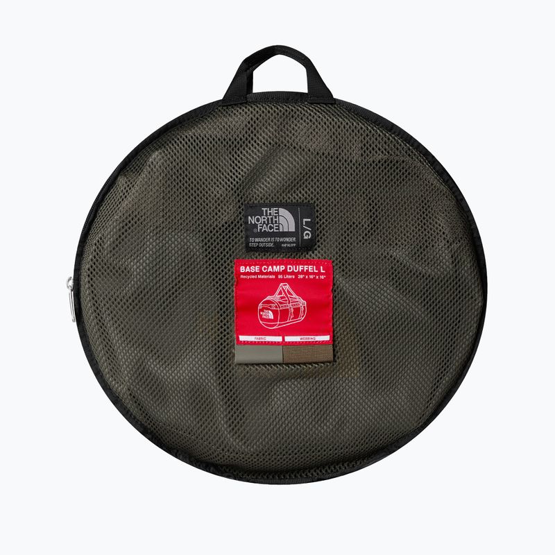 The North Face Base Camp Duffel L 95 l new taupe green/smokey brown/utility brown travel bag 3