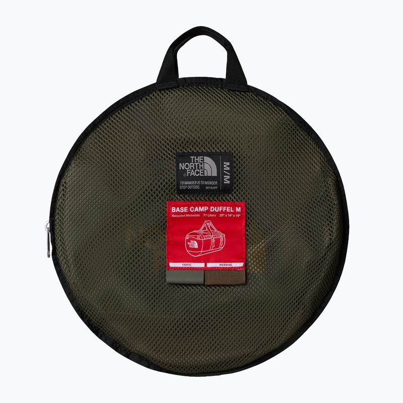 The North Face Base Camp Duffel M 71 l new taupe green/smokey brown/utility brown travel bag 3