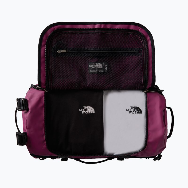 The North Face Base Camp Duffel S 50 l cyber berry/tnf black travel bag 4