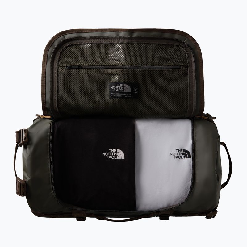 The North Face Base Camp Duffel S 50 l travel bag new taupe green/smokey brown/utility brown 4