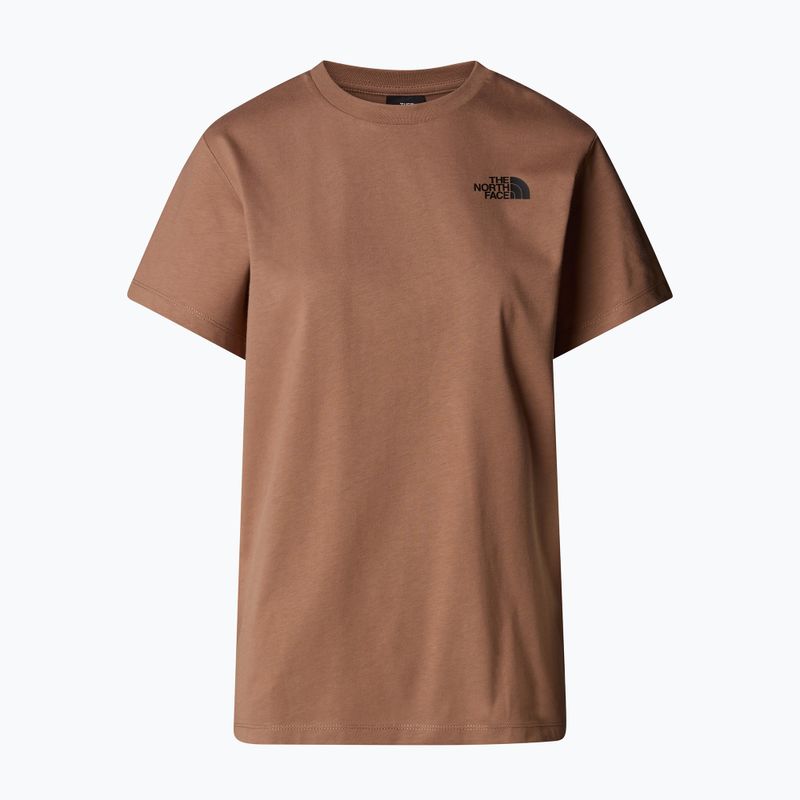 Women's T-shirt The North Face Box Nse Relaxed Tee latte/tnf white 4