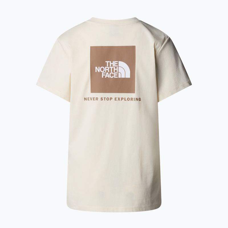 Women's T-shirt The North Face Box Nse Relaxed Tee white dune/latt 5