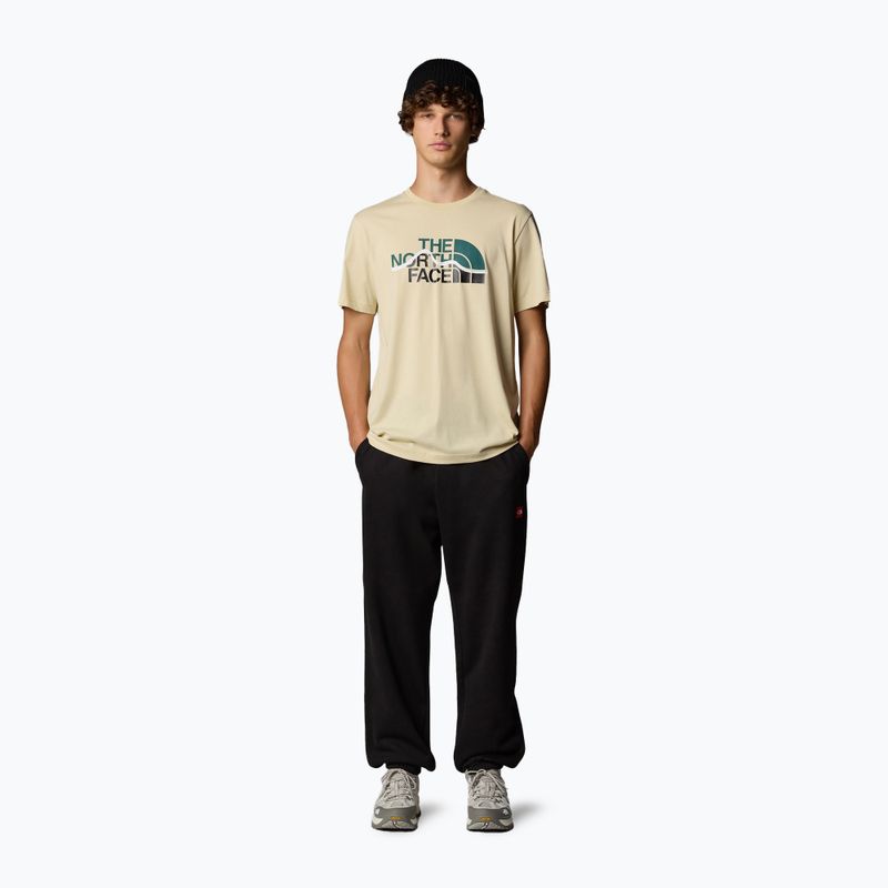 Men's T-shirt The North Face Mountain Line Tee gravel 2