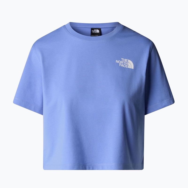 Women's T-shirt The North Face Simple Dome Cropped Slim Tee virtual blue 4