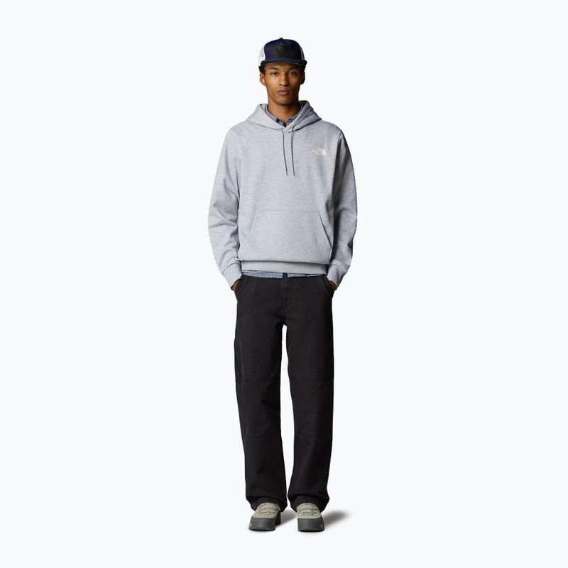 Men's sweatshirt The North Face Simple Dome Hoodie tnf medium grey heather 2