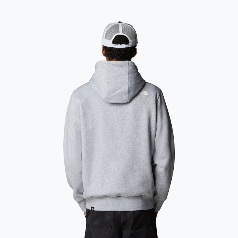 Men's sweatshirt The North Face Simple Dome Hoodie tnf medium grey heather 3