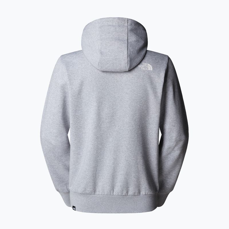 Men's sweatshirt The North Face Simple Dome Hoodie tnf medium grey heather 5