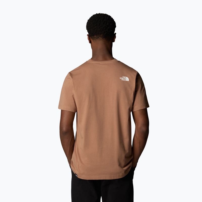 Men's T-shirt The North Face Easy latte/tnf white 3