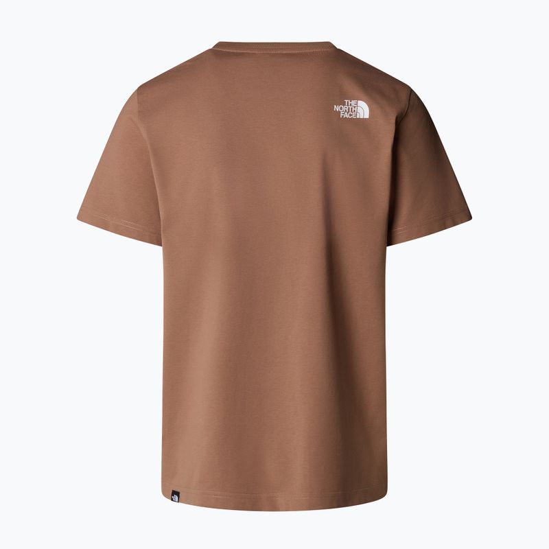 Men's T-shirt The North Face Easy latte/tnf white 5