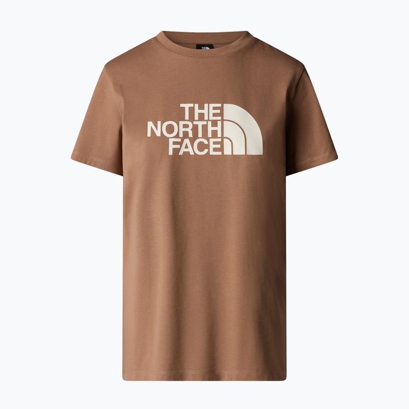 The North Face women's Relaxed Easy Tee latte/white dune t-shirt 4