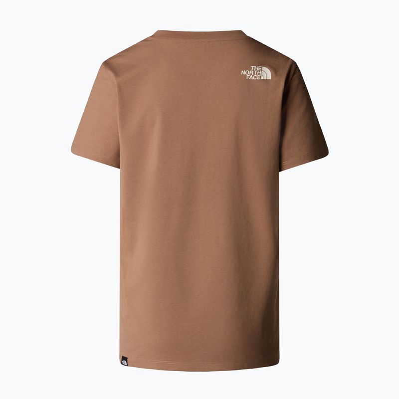 The North Face women's Relaxed Easy Tee latte/white dune t-shirt 5