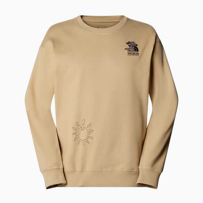 The North Face Mountain Cleanup Over khaki stone sweatshirt 4