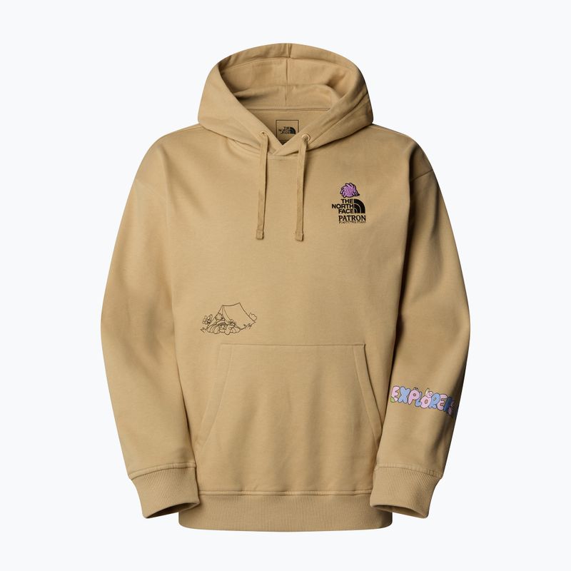 The North Face Mountain Cleanup Over Hoodie khaki stone 4
