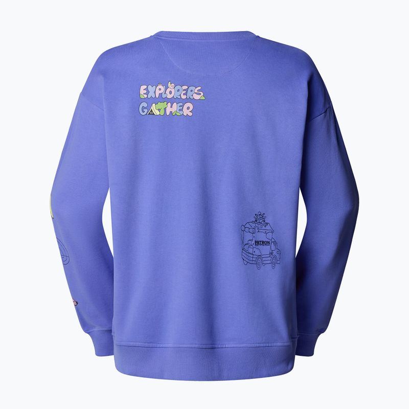 The North Face Mountain Cleanup sweatshirt over virtual blue 5